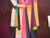 Pink David Adickes "Dress of Many Colors with Still Life" Modern Abstract Female Portrait Painting, 2005 For Sale - Image 8 of 12