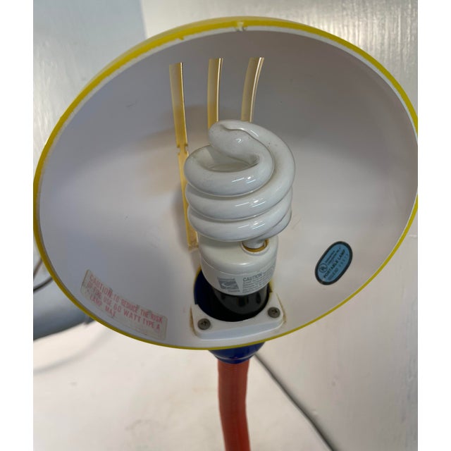 Vintage Memphis Design Gooseneck Desk Lamp For Sale In Dallas - Image 6 of 8