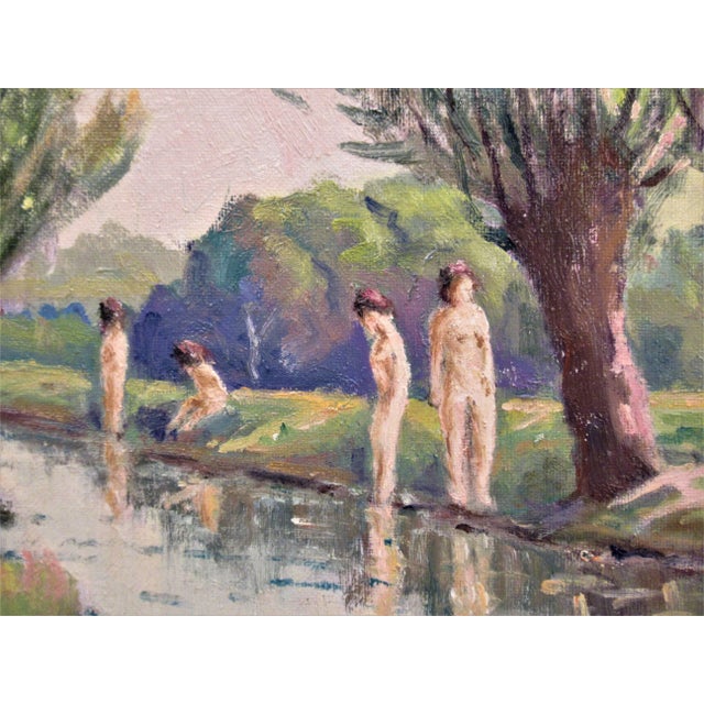 Impressionist Florent Chade, Environ de Grenoble, 1982 For Sale - Image 3 of 6