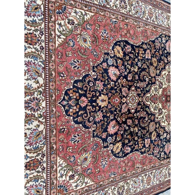 Vintage Turkish Hereke Rug For Sale - Image 13 of 18
