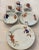 Unused, Unboxed Dinnerware Set. This 16 piece set with service for four includes (4) 10.75 inch round dinner plates, (4) 7...