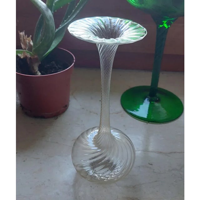 Italian Glass Candlestick from La Murrina, 1960s For Sale - Image 9 of 10