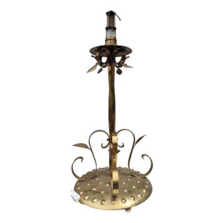 Brass Table Lamp, 1960s-1970s For Sale