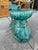 1970s Turquoise Terracotta Camel Garden Stool For Sale - Image 5 of 7