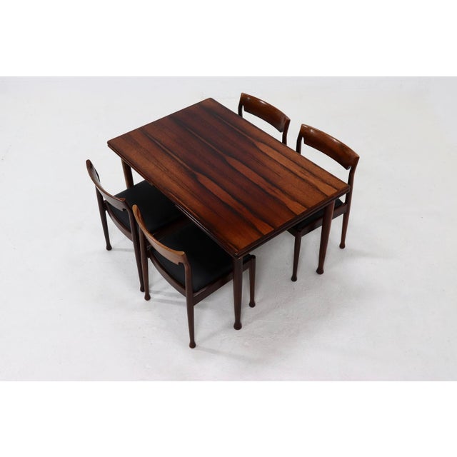 Vintage Danish Rosewood Dining Chairs, 1960s, Set of 4 For Sale - Image 12 of 15