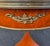 Neoclassical Pair of Mid 20th Century John Widdicomb Neoclassical Figured Burlwood Side Tables With Brass Galleries and Bronze Ram's Head Mounts For Sale - Image 3 of 13