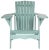 Inspired by the original Adirondack chair designed in 1903, the beach house blue chair exudes modern rustic-chic charm....