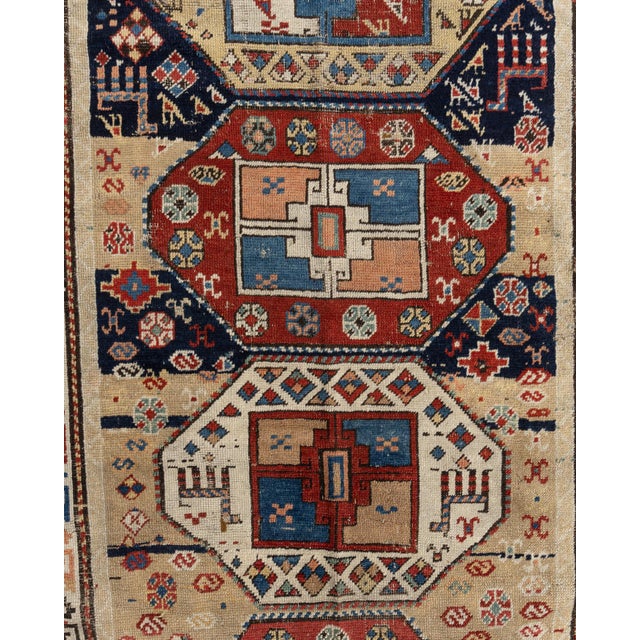 Antique Oriental Animal Design Runner Rug 3'4 X 8'5 For Sale - Image 13 of 17