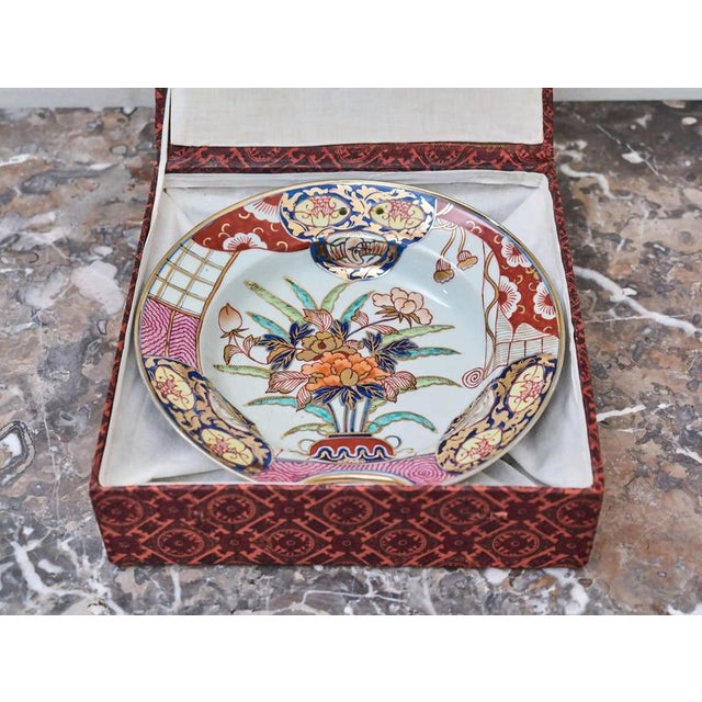 Ceramic Japanese Porcelain Imari Shaving Plate For Sale - Image 7 of 12