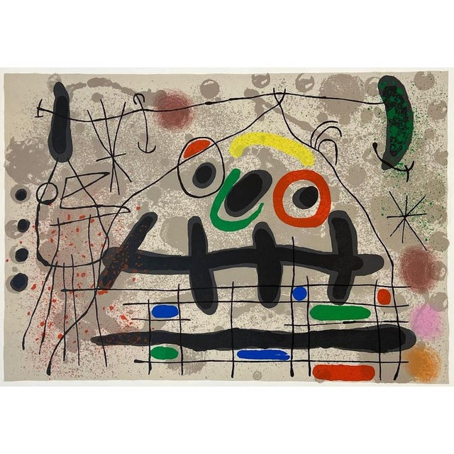 Joan Miró, The Lizard with the Golden Feathers, 1967, Lithograph For Sale - Image 7 of 7