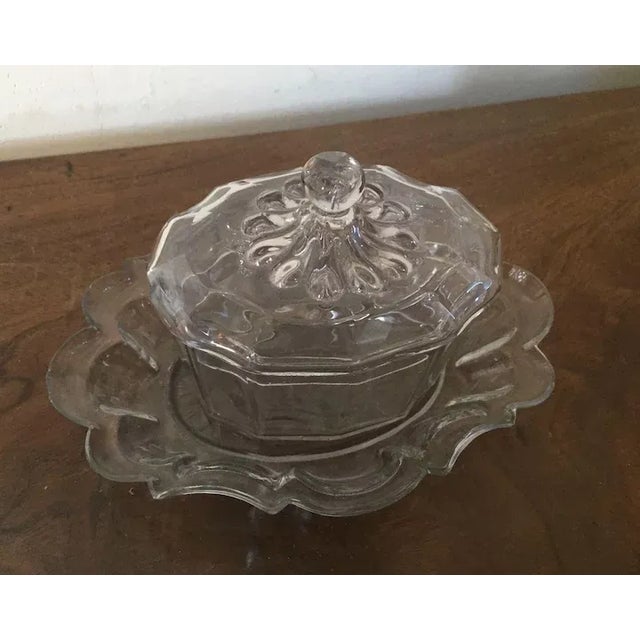 Antique Anglo Irish 18th Century English Cut Glass Covered Tureen & Under Plate For Sale - Image 4 of 10