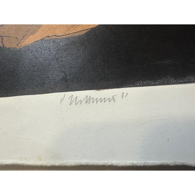 Carmelo Zotti, Notturno Apunti, 1975, Lithograph For Sale - Image 4 of 7