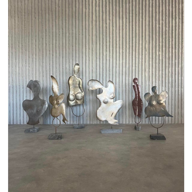 Antonio Misuraca, Large Sculpture, 1980s, Metal For Sale - Image 6 of 7