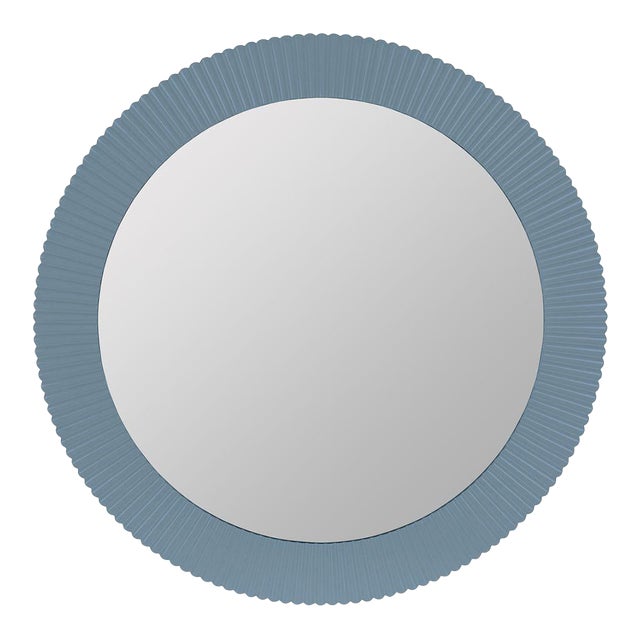 Josia Windy Skys Round Wall Mirror For Sale