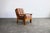 Brown Vintage Pine Armchair, Swedish, 1960s For Sale - Image 8 of 8