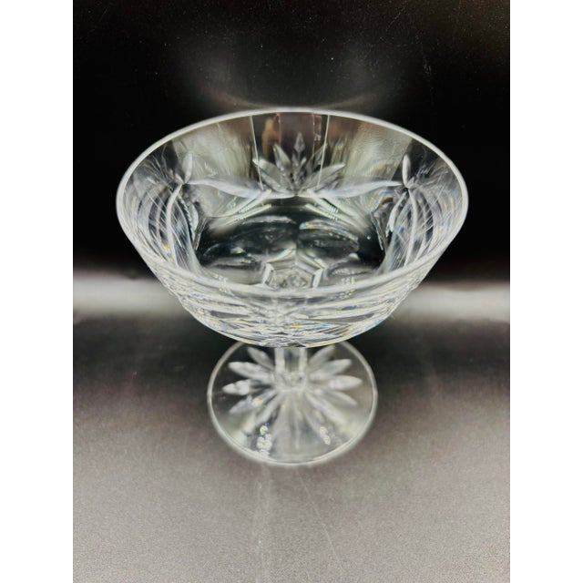 Transparent Mid 20th Century Waterford Crystal Ashling Champagne/Tall Sherbet - Set of 3 For Sale - Image 8 of 11