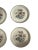 Mid 20th Century Vintage Wedgwood Kutani Crane Bone China Coasters - Set of 4 For Sale - Image 5 of 9