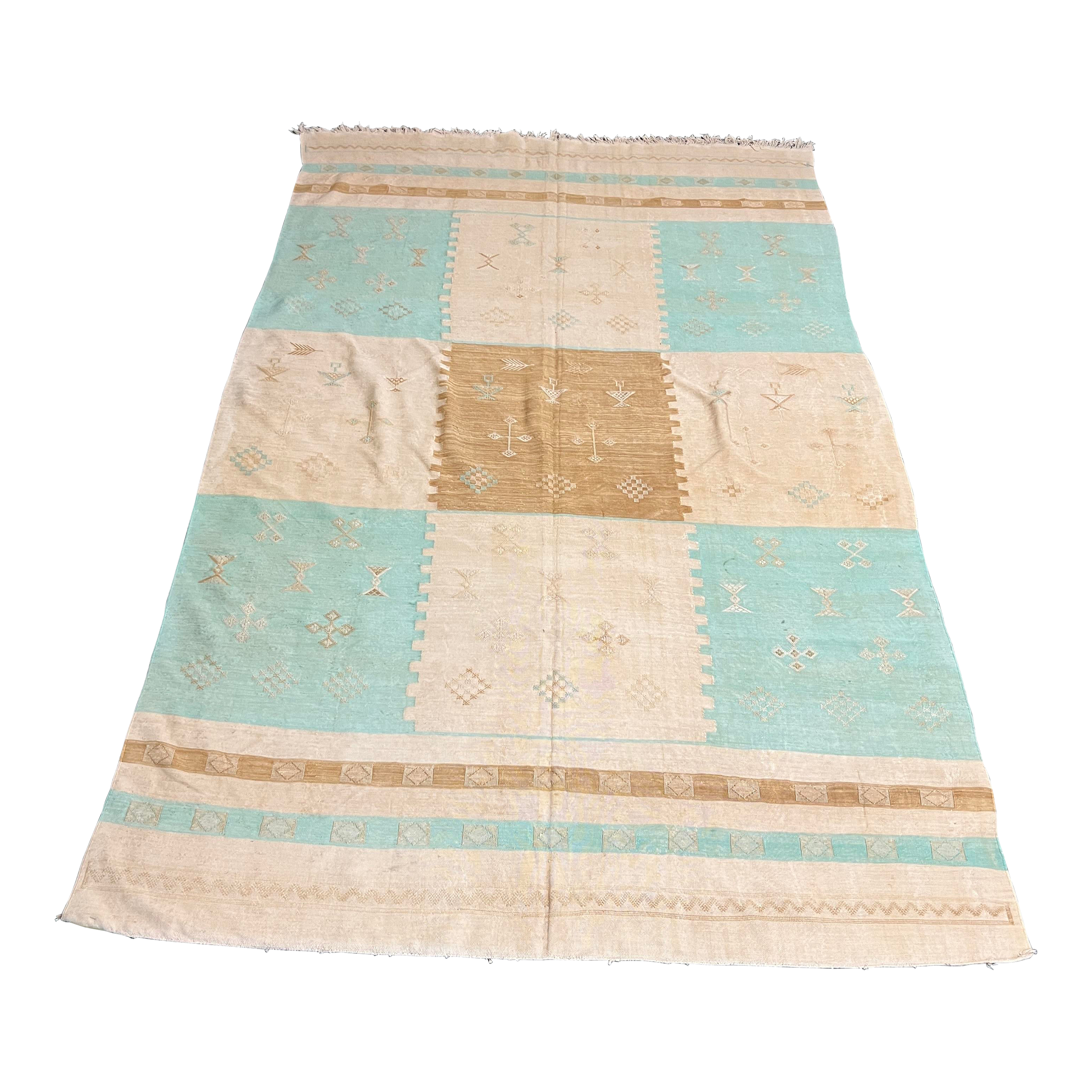 Early 21st Century Marrakesh Woven Cotton Area Rug 5ft10in X 9ft 8in - image 0