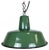 Small Industrial Green Enamel Pendant Lamp, 1960s For Sale