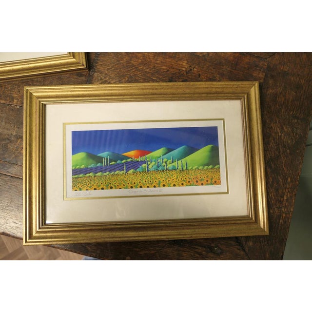 Stella Parslow, St. Amands Circus II & III, 1990, Paper, Framed, Set of 2 For Sale - Image 3 of 8