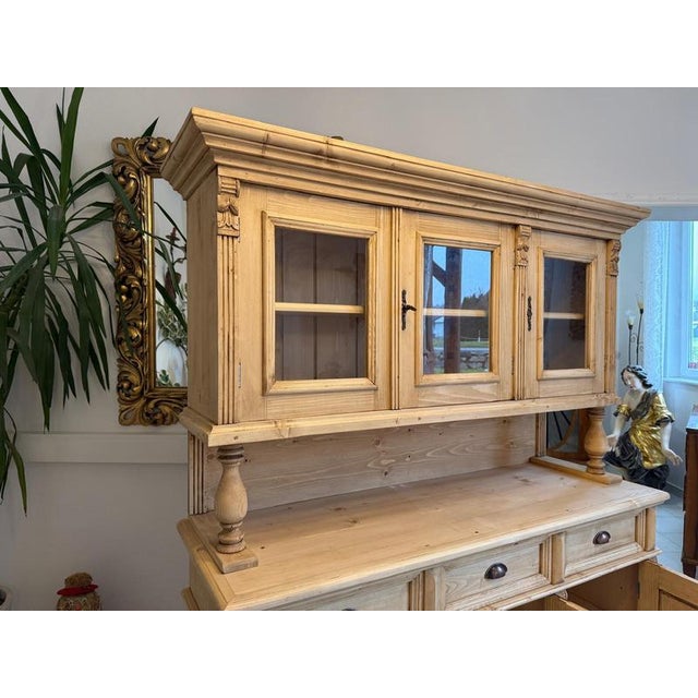 Gründerzeit Spruce Kitchen Cupboard For Sale - Image 6 of 16