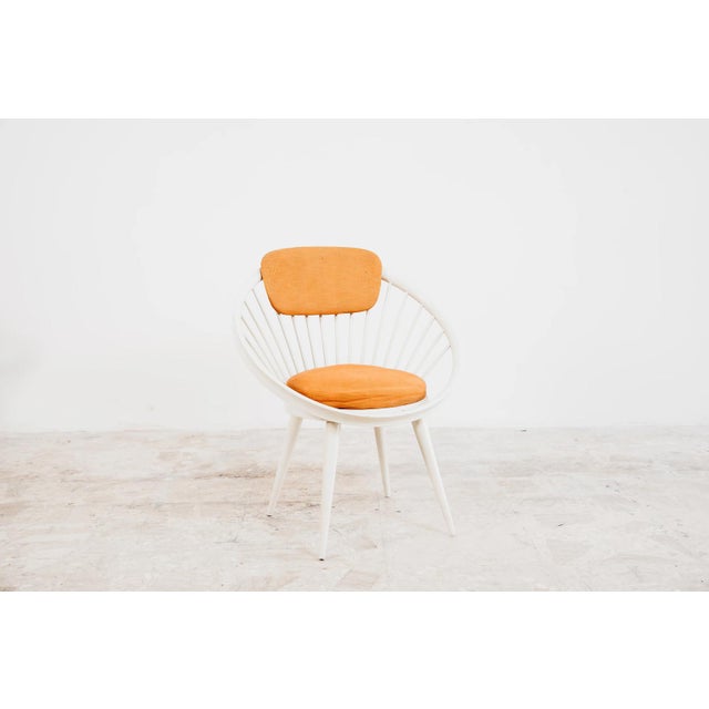 1960s Scandinavian Circle Chair Armchairs by Yngve Ekström, 1960s, Set of 2 For Sale - Image 5 of 13