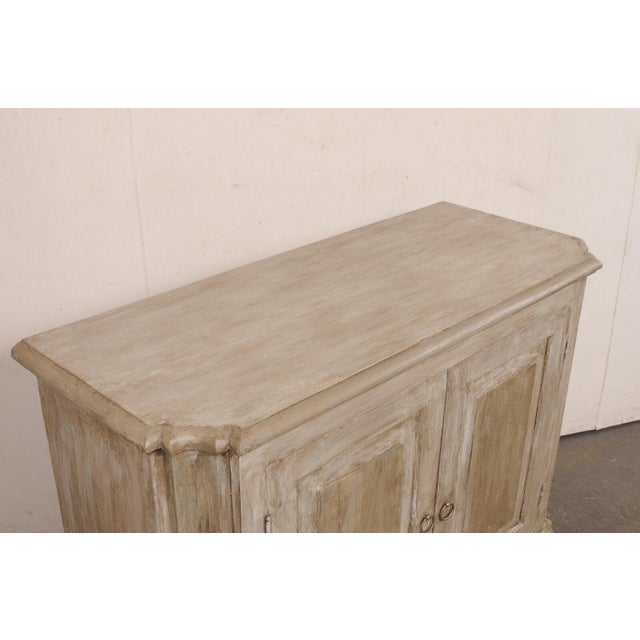 Vintage Italian Style Painted Reclaimed Wood Buffet Cabinet For Sale - Image 11 of 11