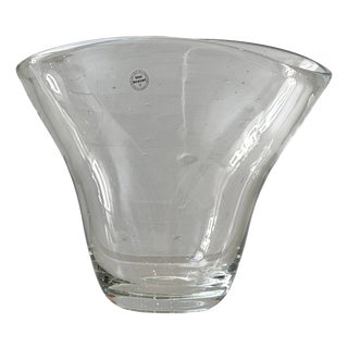 Conca Vase or Wine Cooler by Roberto Niederer for Glasi Hergiswil, 1990s For Sale