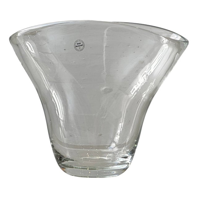 Conca Vase or Wine Cooler by Roberto Niederer for Glasi Hergiswil, 1990s For Sale