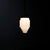 White 1930s Art Deco Milk Glass Skyscraper Pendant Light For Sale - Image 8 of 16