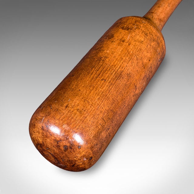 Antique Steak Tenderiser, English, Beech, Treen, Kitchen Mallet, High Victorian For Sale - Image 4 of 8