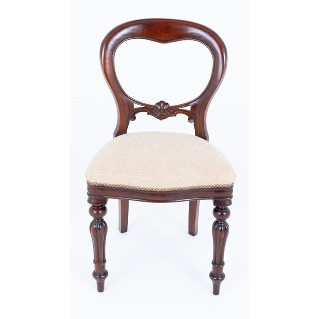 Victorian Balloon Back Dining Chairs, 1890s, Set of 8 For Sale - Image 5 of 7