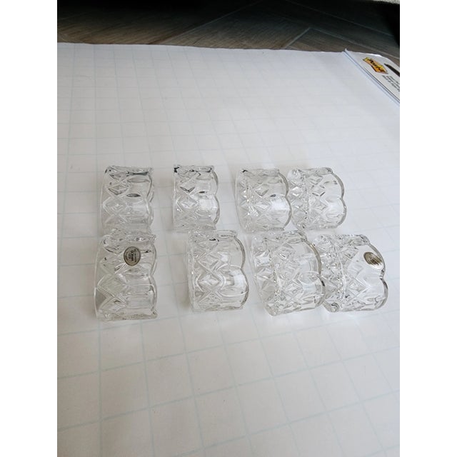 Traditional Gorham Crystal Napkin Rings For Sale - Image 3 of 7
