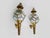 Vintage Carriage Lantern Wall Sconces in Brass and Glass, 1960s, Set of 2 For Sale - Image 4 of 11