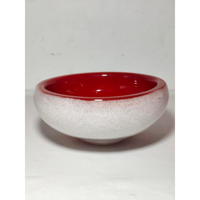Glass Glass Bowl. Italy, 1970s For Sale - Image 7 of 7