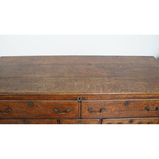 Wood Antique English Mule Chest, 1700s For Sale - Image 7 of 15