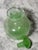 Vintage Pulegoso Style Blown Glass Green Apothecary Jar For Sale In San Francisco - Image 6 of 12