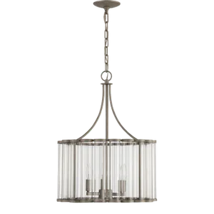 Bridgewater 3-Light Glass Statement Chandelier