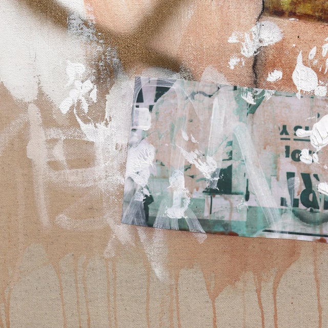 2020s Subway Sonnet #120 - Acrylic Mixed Media Painting on Canvas Original Artwork by Susan Washington For Sale - Image 5 of 10