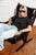 Set of Siesta Lounge Chair and Ottoman in Black Leather by Ingmar Relling for Westnofa, Norway, 1960s For Sale - Image 10 of 11