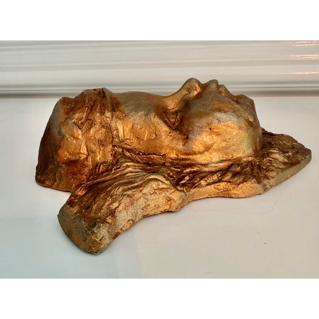 Contemporary Vintage Babs Mellor “Designs by Babs” Cast Metal Figural Wall Sculpture, 1970s For Sale - Image 3 of 10
