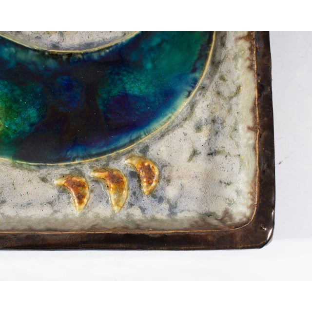 Helmut Friedrich Schäffenacker German Ceramic Wall Tile Plaque by Helmut Friedrich Schäffenacker For Sale - Image 4 of 9