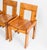 Brown Vintage Pine Chairs attributed to Silvio Coppola for Fratelli Montin, Italy, 1970s, Set of 4 For Sale - Image 8 of 16