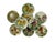 Barbotine Plates with Fruit Decor from KG Lunéville, 19th Century, Set of 9 For Sale - Image 3 of 13