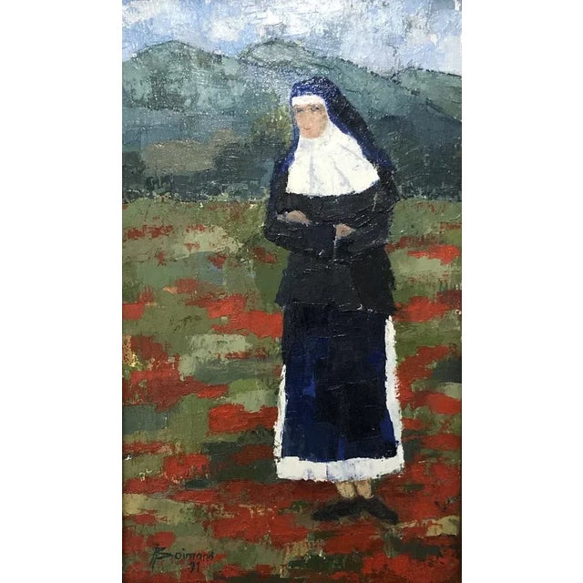Jean-Jacques Boimond, Chèpre Soeur, 1991, Oil on Canvas, Framed For Sale - Image 11 of 11