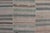 Textile Squared Vintage Turkish Paneled Kilim Vintage Rug in Muted Colors 14'0" X14'2" For Sale - Image 7 of 13