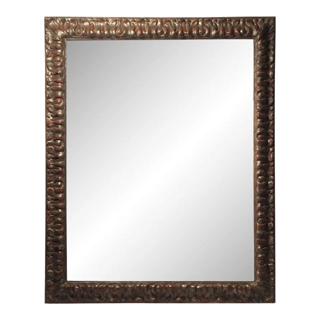 Vintage 20th Century Italian Decorator Frame Mirror Baroque Style For Sale