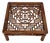 Antique Chinese Elmwood (Yumu) Kang Table – Hand-Cut Mortise & Tenon Joinery With Shou Medallion Fretwork, Qing Dynasty For Sale
