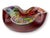 Murano Ruby Red Italian Murano Glass Bowl For Sale - Image 4 of 5