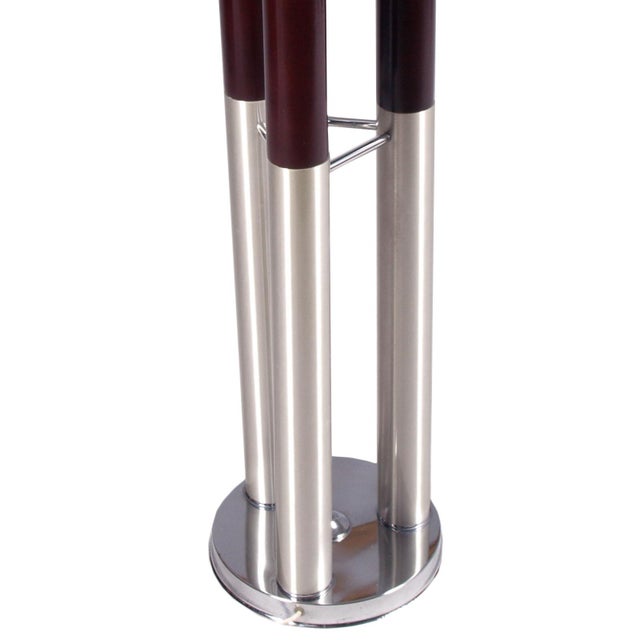 Mid-Century Modern Floor Lamp in Murano Glass and Chromed Steel by Av Mazzega, 1970s For Sale - Image 3 of 8